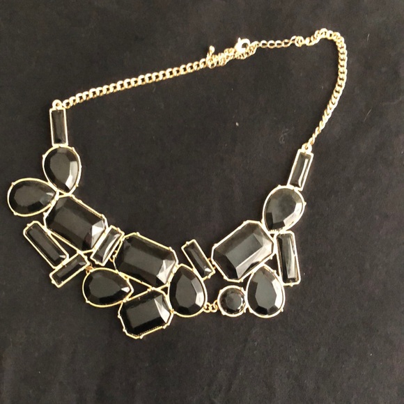 H&M black statement necklace